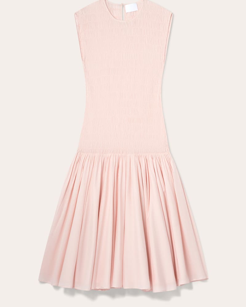 Front of a size XL Stijl Dress in Blush by Merlette. | dia_product_style_image_id:348180